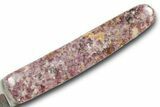 Knife with Purple Lepidolite Stone Inlays #370844-2